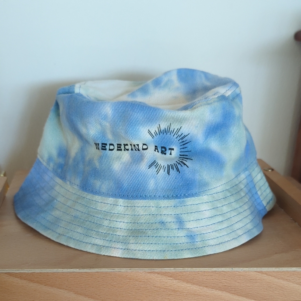 NEW Blue Tie-Dye Art Bucket Hat